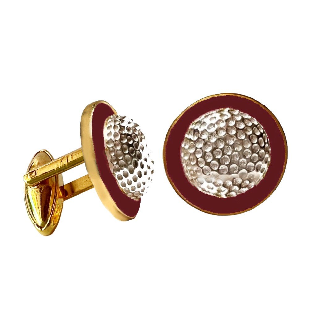 S1144C M (2) Golfer's Pride Cufflinks - Image 1