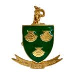 "DUM VIVO SPERO" Royal Motto Brooch Pin