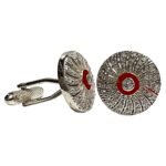 The Maharaja’s Orbit Silver Cufflinks - Image 3